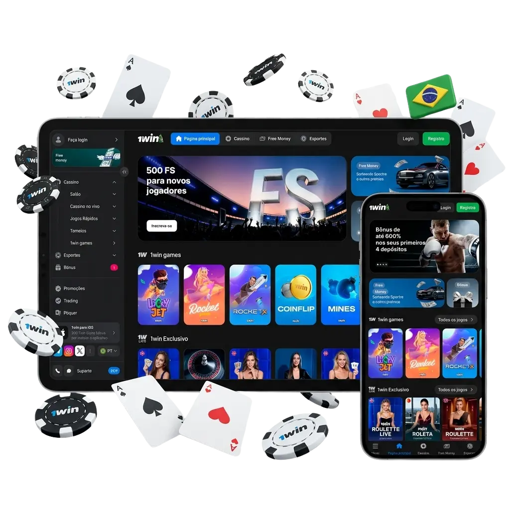 Site oficial 1win Brasil com apostas esportivas, cassino online, mais de 16.000 jogos e bônus de boas-vindas