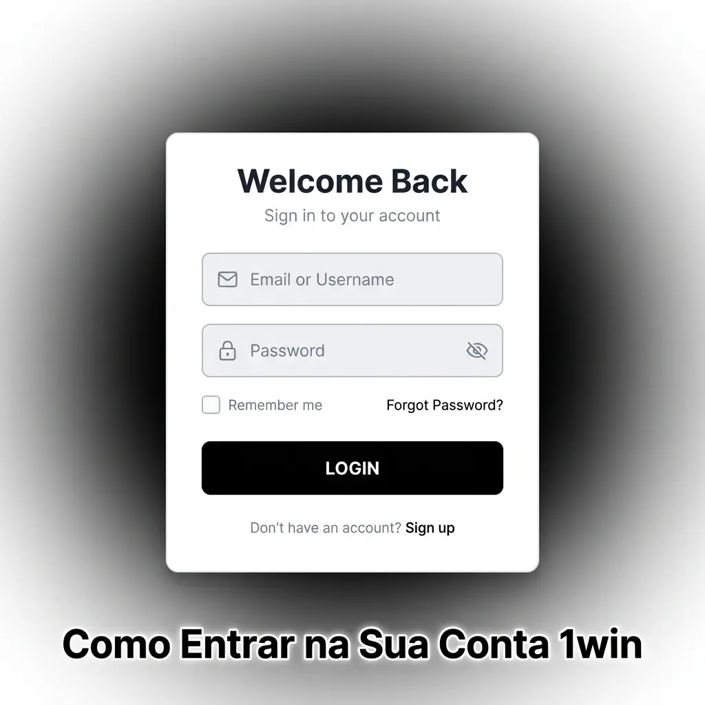 Passo a passo para fazer login na conta 1win pelo site oficial ou aplicativo com e-mail e senha